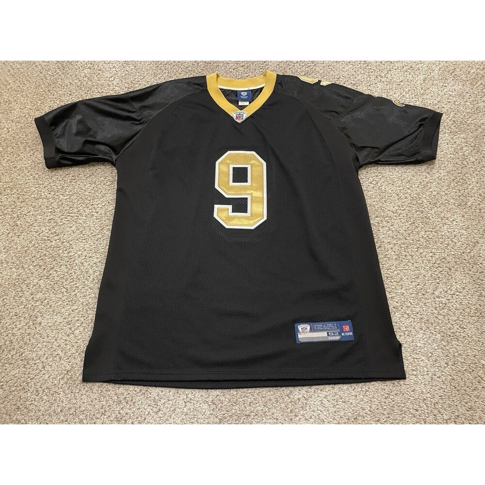 New Orleans Saints Drew Brees Reebok Jersey Mens Size 52 NFL Football Stitched